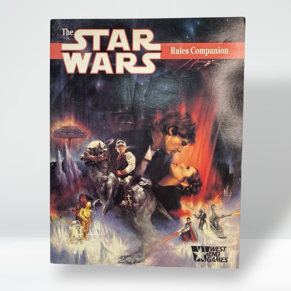 Star Wars RPG Rules Companion - West End Games Softcover 1989 Book